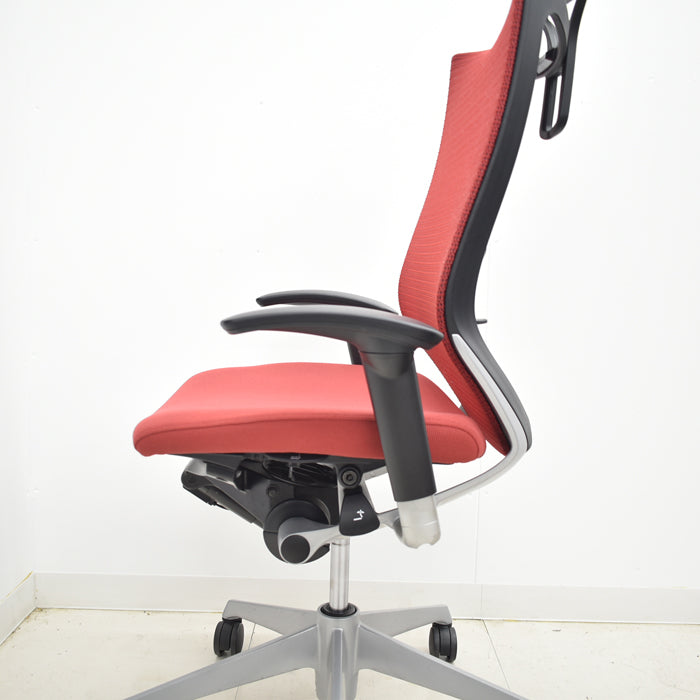 【中古】オカムラ バロン ハイバック 可動肘 ランバーサポート ハンガー 2024092702【中古オフィス家具】