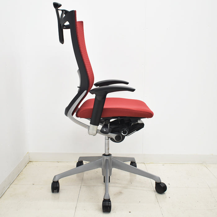 【中古】オカムラ バロン ハイバック 可動肘 ランバーサポート ハンガー 2024092702【中古オフィス家具】
