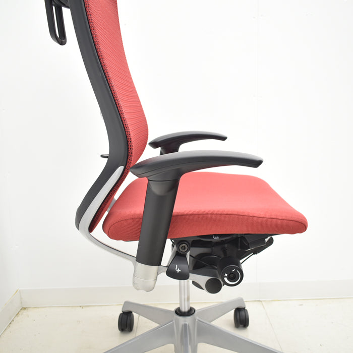 【中古】オカムラ バロン ハイバック 可動肘 ランバーサポート ハンガー 2024092702【中古オフィス家具】