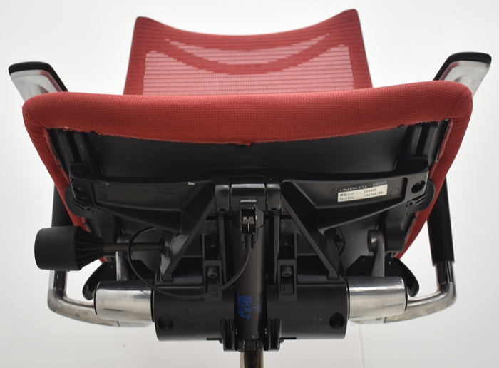 【中古】オカムラ バロン ハイバック 可動肘 ランバーサポート ポリッシュ 2024092803【中古オフィス家具】