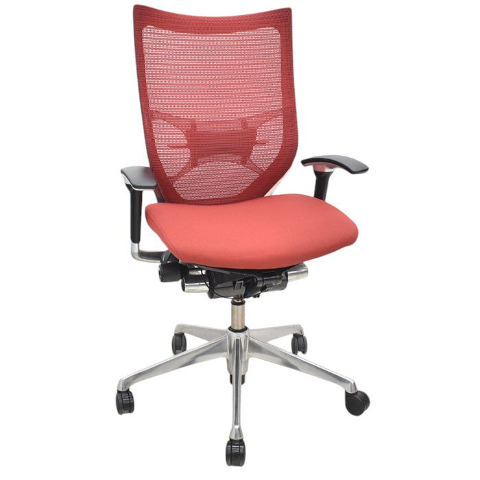 【中古】オカムラ バロン ハイバック 可動肘 ランバーサポート ポリッシュ 2024092803【中古オフィス家具】