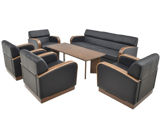 【中古】オカムラ+コクヨ トリエント 応接6点セット W1775 2024100602【中古オフィス家具】