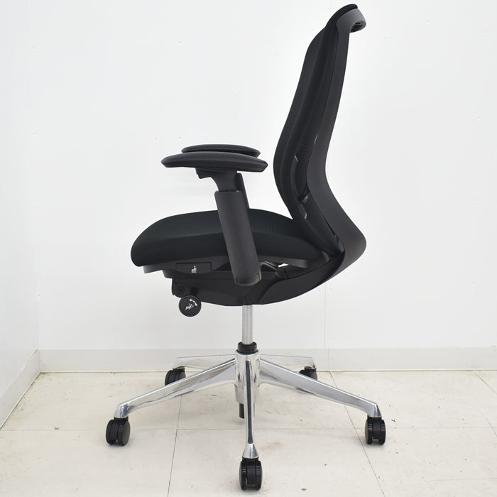 【中古】オカムラ シルフィー ハイバック 可動肘 バックカーブアジャスト 前傾機能 ポリッシュ 2024101602【中古オフィス家具】