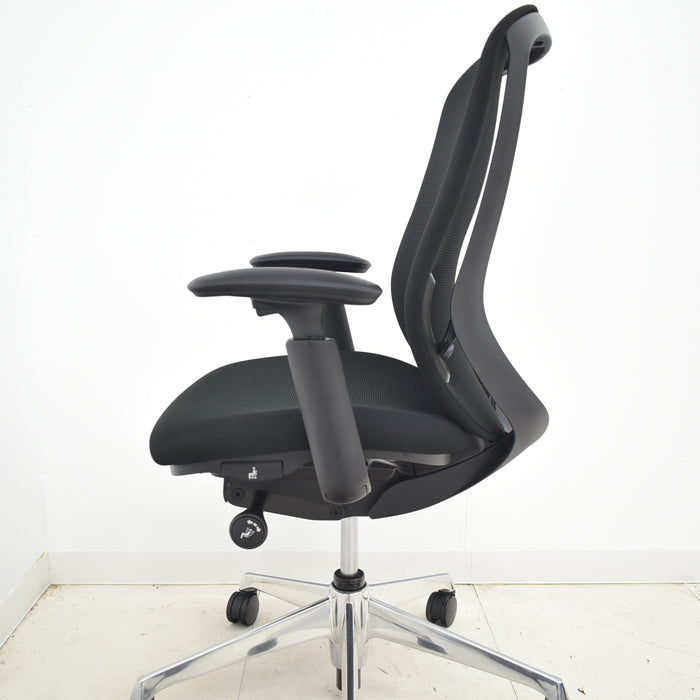 【中古】オカムラ シルフィー ハイバック 可動肘 バックカーブアジャスト 前傾機能 ポリッシュ 2024101602【中古オフィス家具】