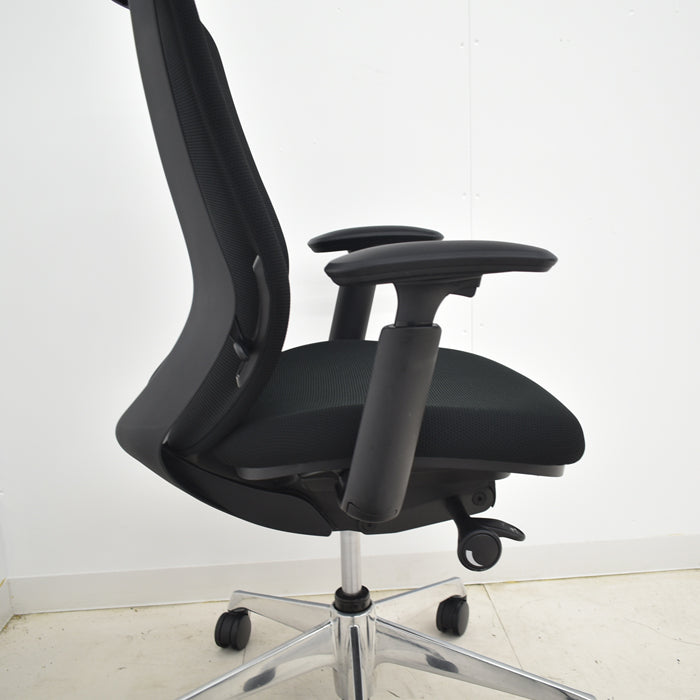【中古】オカムラ シルフィー ハイバック 可動肘 バックカーブアジャスト 前傾機能 ポリッシュ 2024101602【中古オフィス家具】