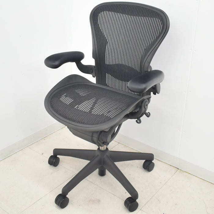 【中古】ハーマンミラー アーロンチェア フル装備 Aサイズ ランバーサポート 肘レバータイプ 2024101802【中古オフィス家具】