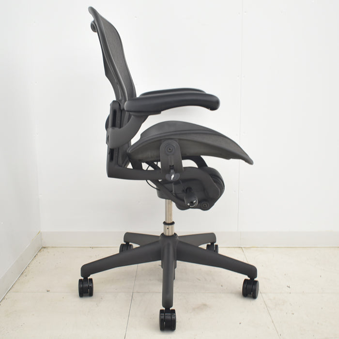 【中古】ハーマンミラー アーロンチェア フル装備 Aサイズ ランバーサポート 肘レバータイプ 2024101802【中古オフィス家具】