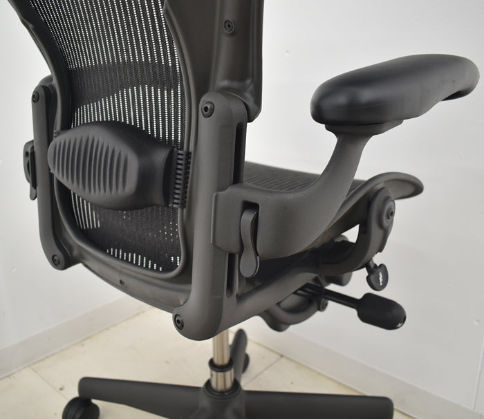 【中古】ハーマンミラー アーロンチェア フル装備 Aサイズ ランバーサポート 肘レバータイプ 2024101802【中古オフィス家具】