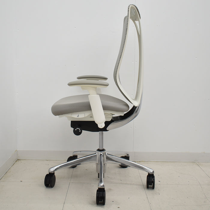 【中古】オカムラ サブリナ 前傾機能付 可動肘 ポリッシュ 2024110503【中古オフィス家具】