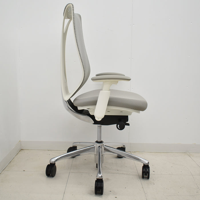 【中古】オカムラ サブリナ 前傾機能付 可動肘 ポリッシュ 2024110503【中古オフィス家具】