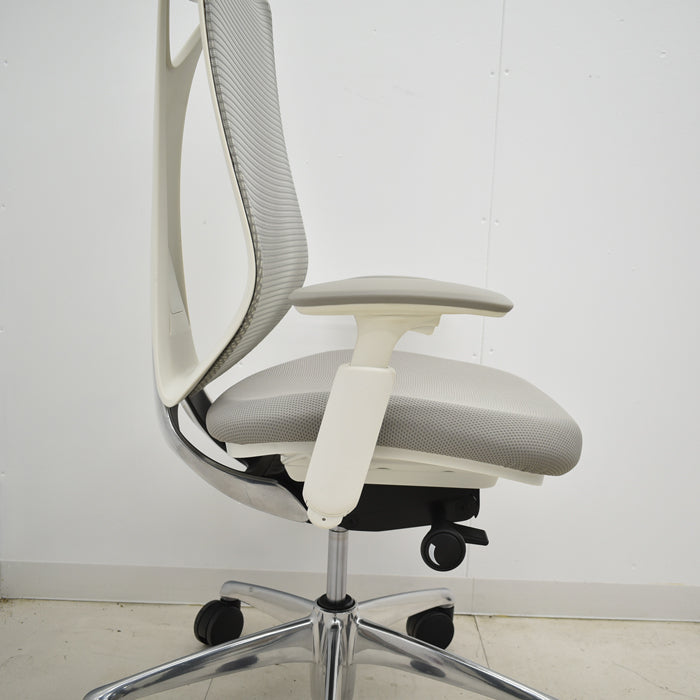 【中古】オカムラ サブリナ 前傾機能付 可動肘 ポリッシュ 2024110503【中古オフィス家具】