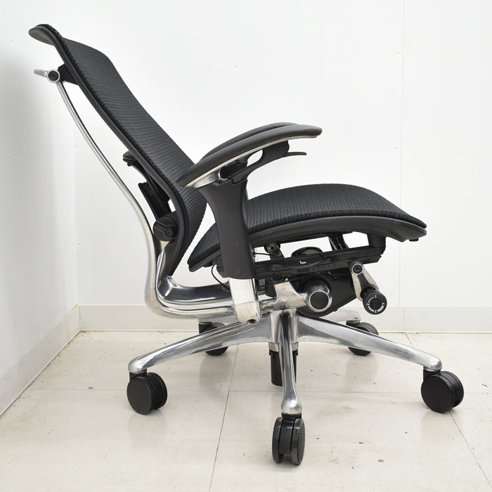 【中古】オカムラ コンテッサ 可動肘 ランバーサポート ポリッシュ 2024110605【中古オフィス家具】
