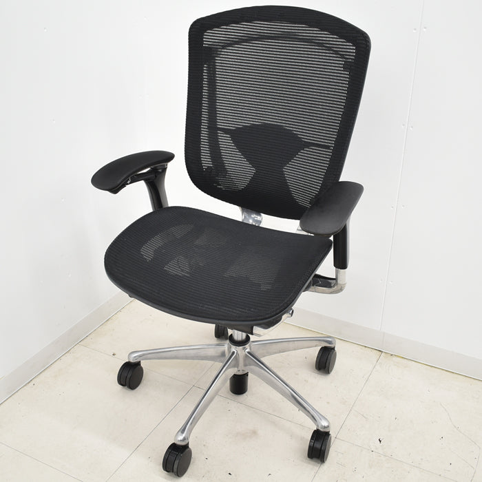 【中古】オカムラ コンテッサ 可動肘 ランバーサポート ポリッシュ 2024110605【中古オフィス家具】