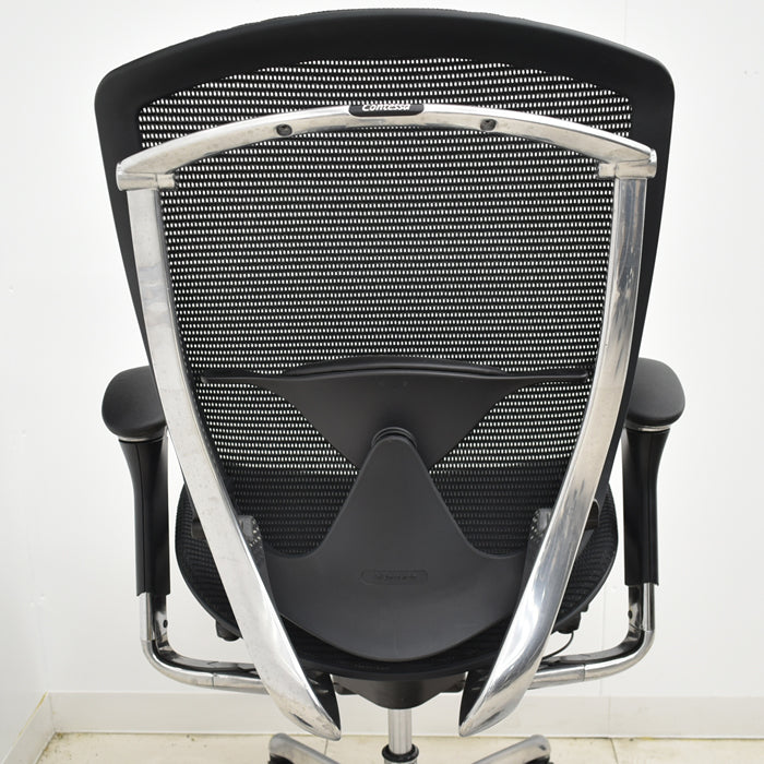 【中古】オカムラ コンテッサ 可動肘 ランバーサポート ポリッシュ 2024110605【中古オフィス家具】