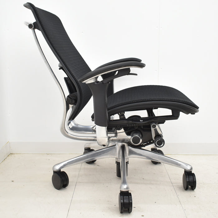 【中古】オカムラ コンテッサ 可動肘 ランバーサポート ポリッシュ 2024110606【中古オフィス家具】