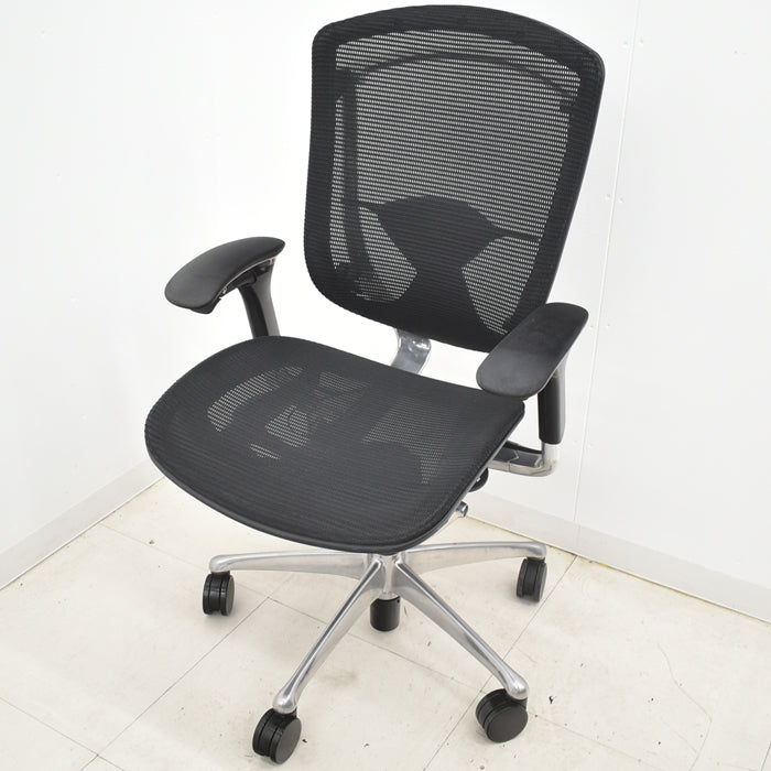 【中古】オカムラ コンテッサ 可動肘 ランバーサポート ポリッシュ 2024110606【中古オフィス家具】