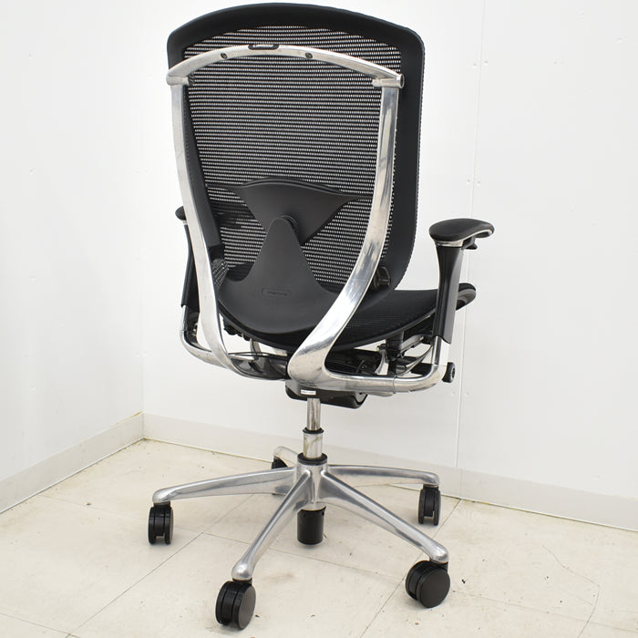 【中古】オカムラ コンテッサ 可動肘 ランバーサポート ポリッシュ 2024110606【中古オフィス家具】