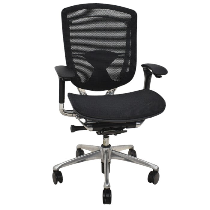 【中古】オカムラ コンテッサ 可動肘 ランバーサポート ポリッシュ 2024110606【中古オフィス家具】