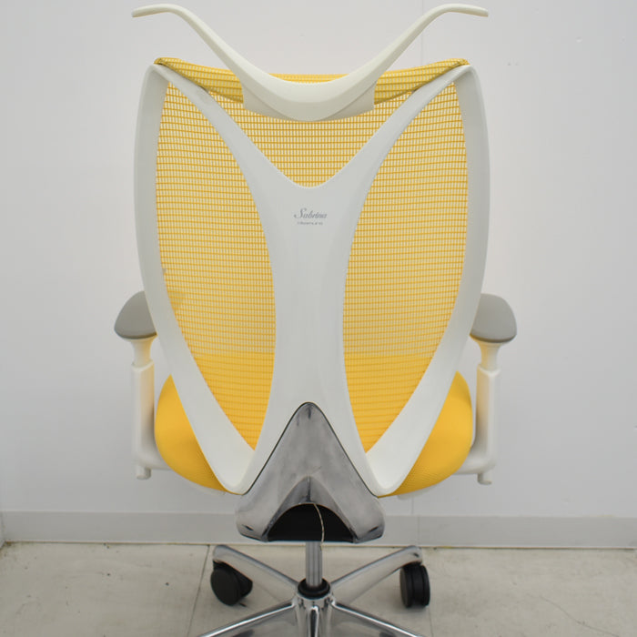 【中古】オカムラ サブリナ ハンガー 前傾機能付 可動肘 ポリッシュ 2024110701【中古オフィス家具】