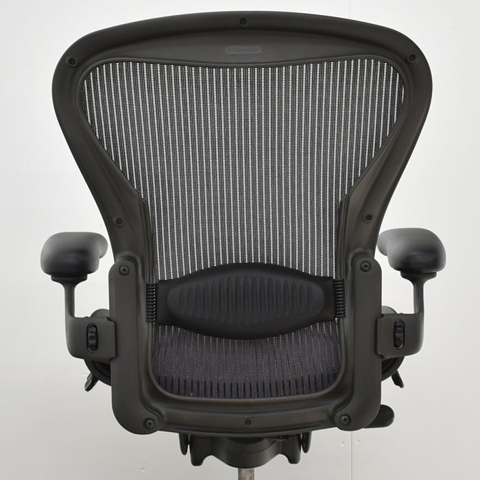 【中古】ハーマンミラー アーロンチェア Bサイズ フル装備 ランバーサポート 2024110702【中古オフィス家具】