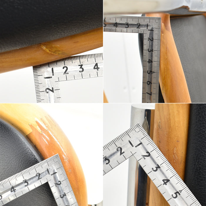 【中古】KNOLL チェスカチェア マルセルブロイヤーコレクション ブラック 2024111102【中古オフィス家具】