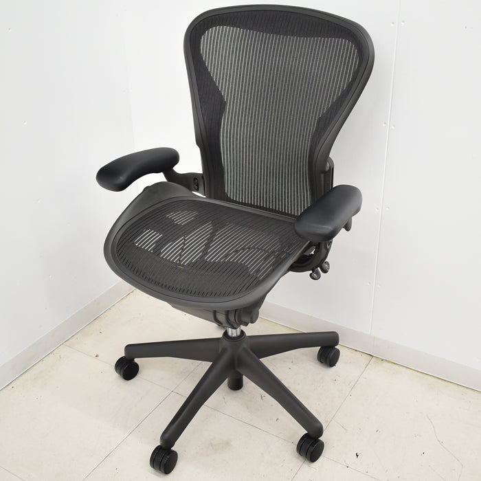 【中古】ハーマンミラー アーロンチェア Bサイズ フル装備 2024111202【中古オフィス家具】