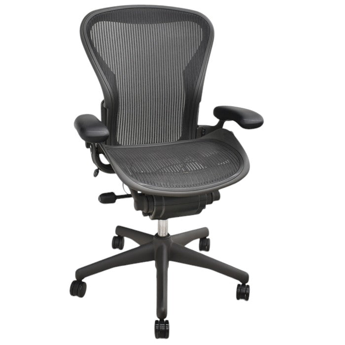 【中古】ハーマンミラー アーロンチェア Bサイズ フル装備 2024111202【中古オフィス家具】