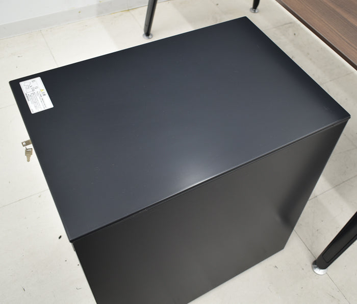 【中古】オカムラ プリシードデスク+プロステージクレストワゴン 2点セット W1400 幕板付 2024111305【中古オフィス家具】