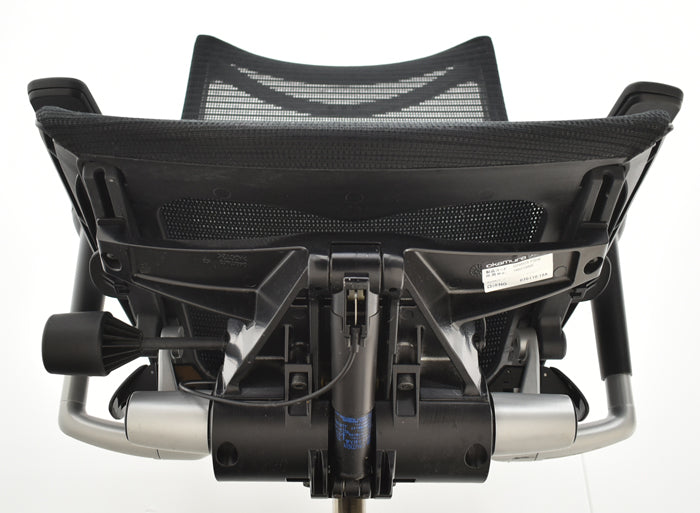【中古】オカムラ バロン ハイバック 可動肘(新型肘パット)ランバーサポート シルバー脚 2024111801【中古オフィス家具】