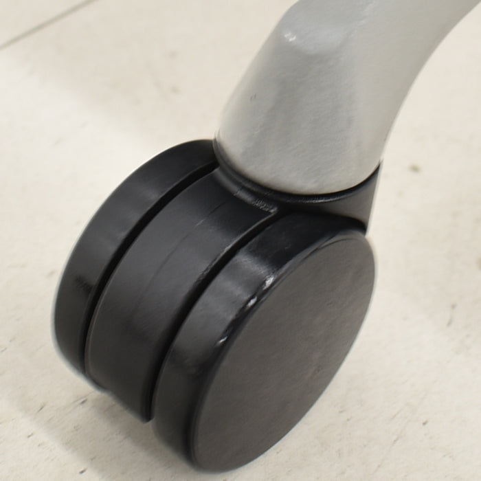 【中古】オカムラ バロン ハイバック 可動肘(新型肘パット)ランバーサポート シルバー脚 2024111801【中古オフィス家具】