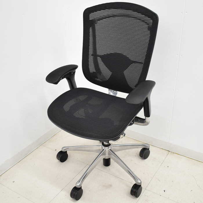 【中古】オカムラ コンテッサ 可動肘 ランバーサポート ポリッシュ 2024111803【中古オフィス家具】