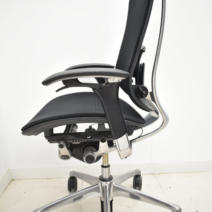 【中古】オカムラ コンテッサ 可動肘 ランバーサポート ポリッシュ 2024111803【中古オフィス家具】
