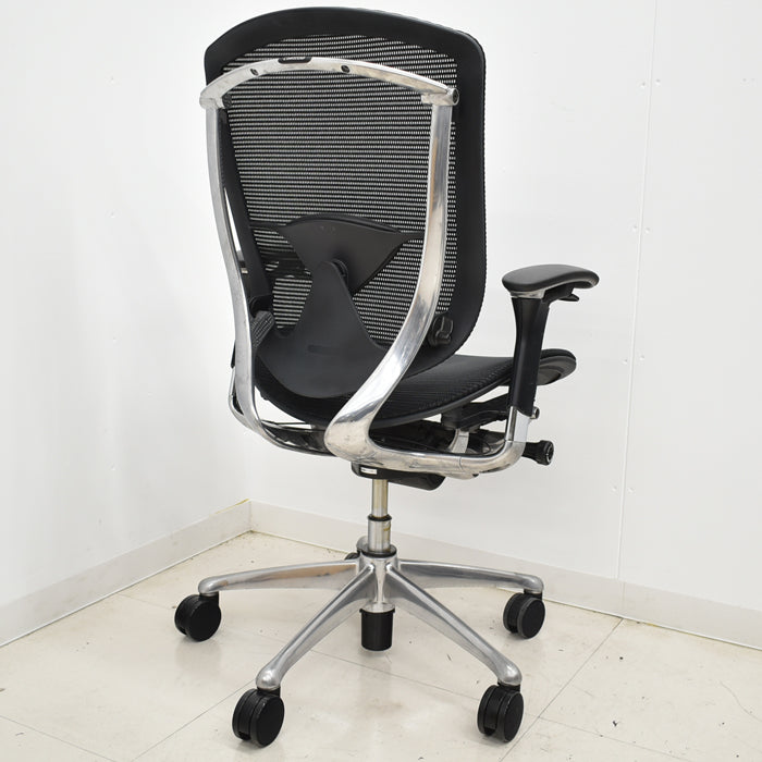 【中古】オカムラ コンテッサ 可動肘 ランバーサポート ポリッシュ 2024111803【中古オフィス家具】