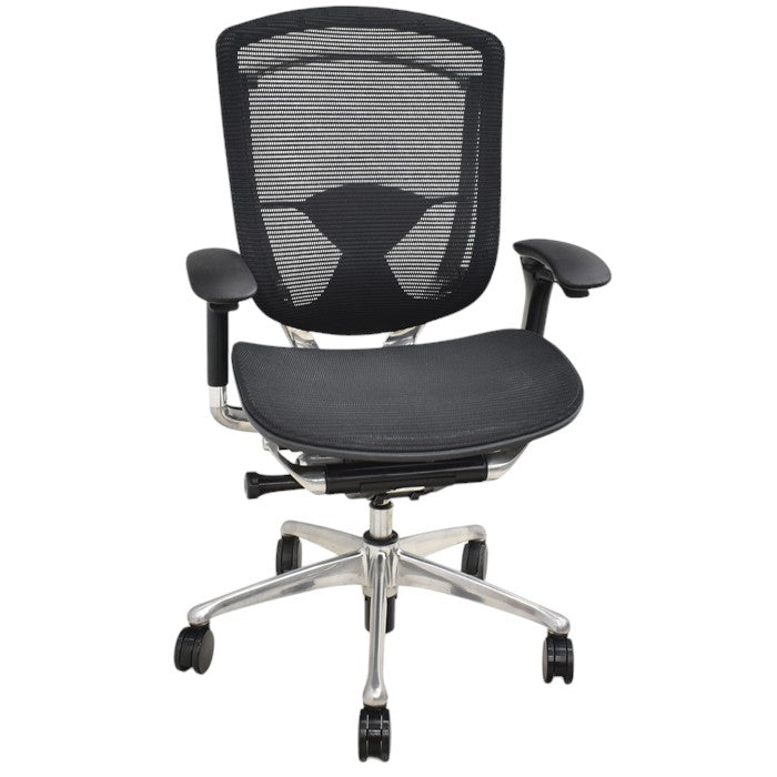 【中古】オカムラ コンテッサ 可動肘 ランバーサポート ポリッシュ 2024111803【中古オフィス家具】