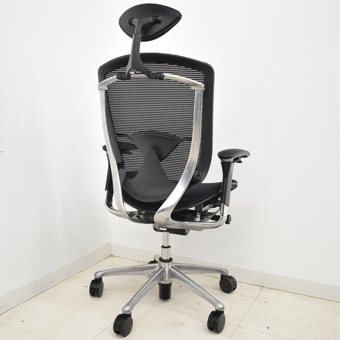 【中古】オカムラ コンテッサ 可動肘 ヘッドレスト ランバーサポート ポリッシュ 2024112001【中古オフィス家具】