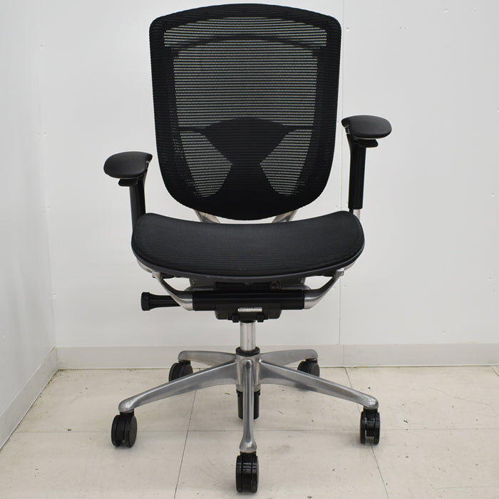 【中古】オカムラ コンテッサ 可動肘 ランバーサポート ポリッシュ 2024112004【中古オフィス家具】