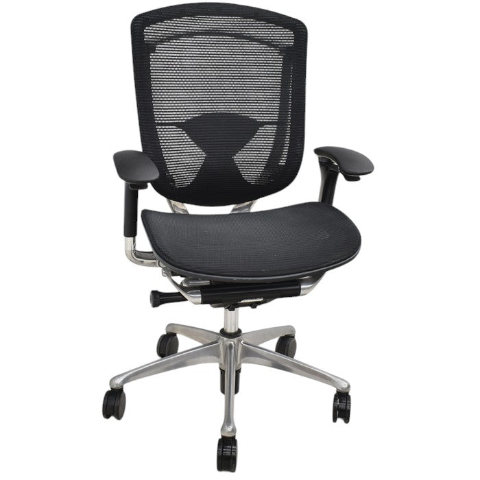 【中古】オカムラ コンテッサ 可動肘 ランバーサポート ポリッシュ 2024112004【中古オフィス家具】