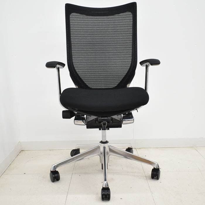 【中古】オカムラ バロン ハイバック 固定肘 ポリッシュ 2020年製 2024112603【中古オフィス家具】