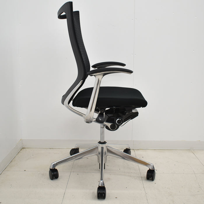 【中古】オカムラ バロン ハイバック 固定肘 ポリッシュ 2020年製 2024112603【中古オフィス家具】