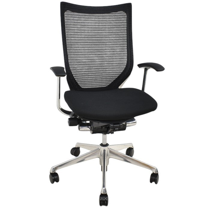 【中古】オカムラ バロン ハイバック 固定肘 ポリッシュ 2020年製 2024112603【中古オフィス家具】