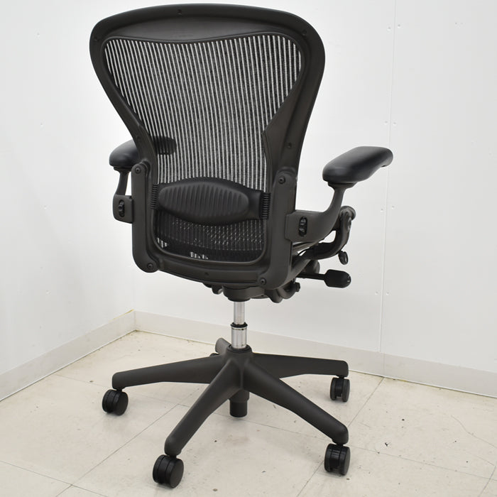 【中古】ハーマンミラー アーロンチェア Bサイズ フル装備 ランバーサポート 2024112802【中古オフィス家具】