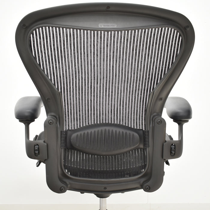 【中古】ハーマンミラー アーロンチェア Bサイズ フル装備 ランバーサポート 2024112802【中古オフィス家具】