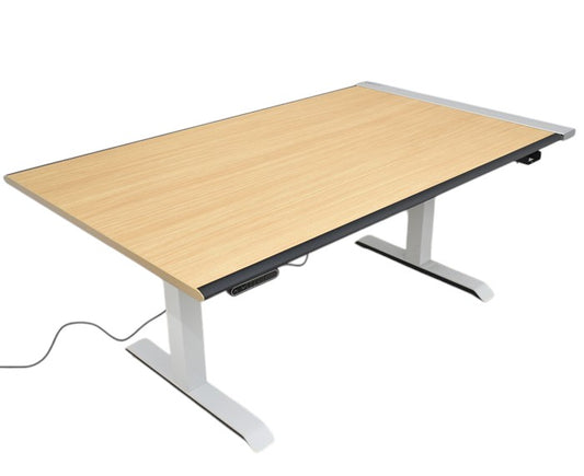 【中古】コクヨ シークエンス 電動昇降テーブル ボタンタイプ インジケーターメモリー機能付 W1500 2024112807【中古オフィス家具】