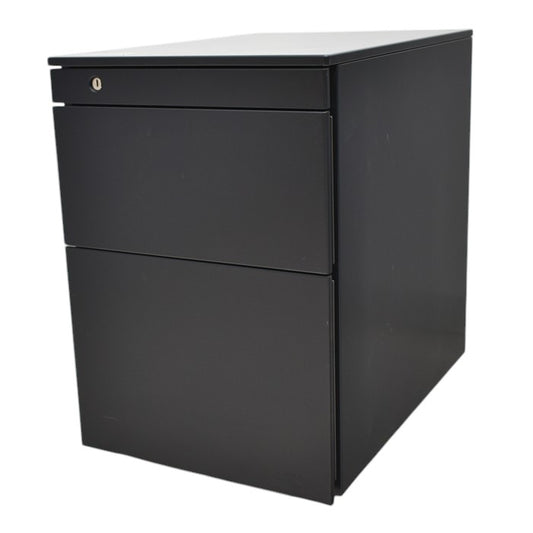 【中古】オカムラ スイフト 上下昇降デスク専用3段ワゴン サイド取手タイプ 2024121101【中古オフィス家具】