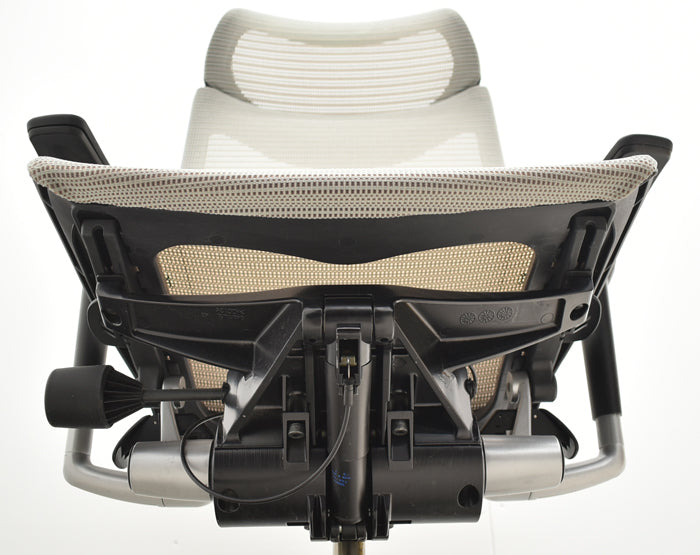 【中古】オカムラ バロン エクストラハイバック 固定ヘッドレスト 可動肘(肘パット新品)2024122304【中古オフィス家具】