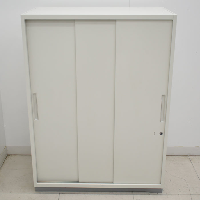 【中古】プラス L6シリーズ 引き違い書庫 W800 2025010802【中古オフィス家具】