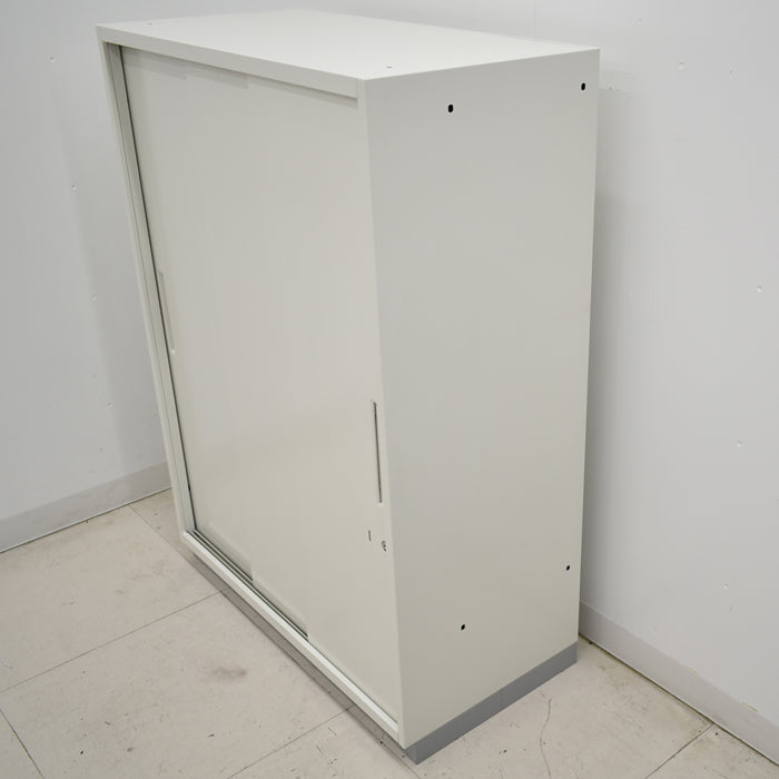 【中古】プラス L6シリーズ 引き違い書庫 W800 2025010802【中古オフィス家具】