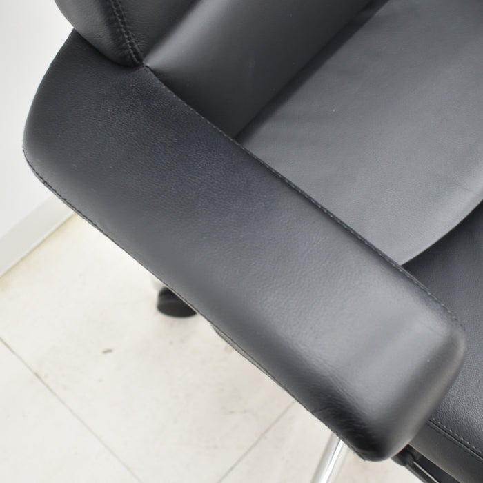 【中古】オカムラ セフィーロ エクストラハイバック ヘッドレスト 固定肘 ナイロンキャスター 2025011601【中古オフィス家具】