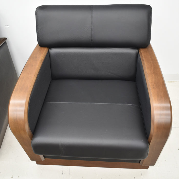 【中古】オカムラ+コクヨ トリエント 応接5点セット W1775 2025012002【中古オフィス家具】