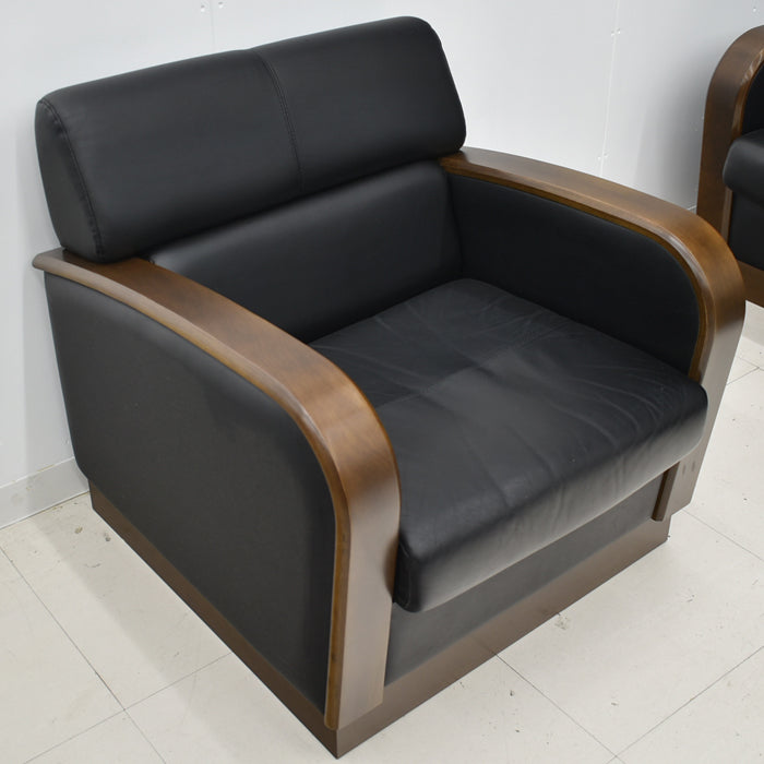 【中古】オカムラ+コクヨ トリエント 応接5点セット W1775 2025012002【中古オフィス家具】